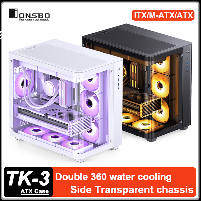 Pc Gaming Jonsbo - Boîtier PC JONSBO TK-3 Desktop Sea
