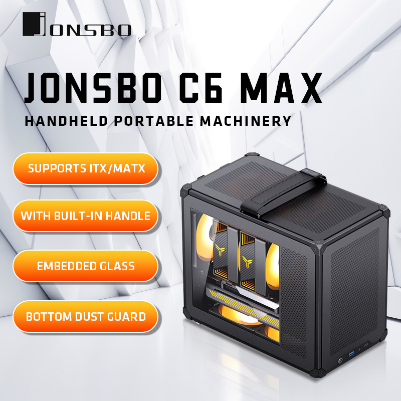 Pc Gaming Jonsbo - JONSBO C6 MAX poignée en maille
