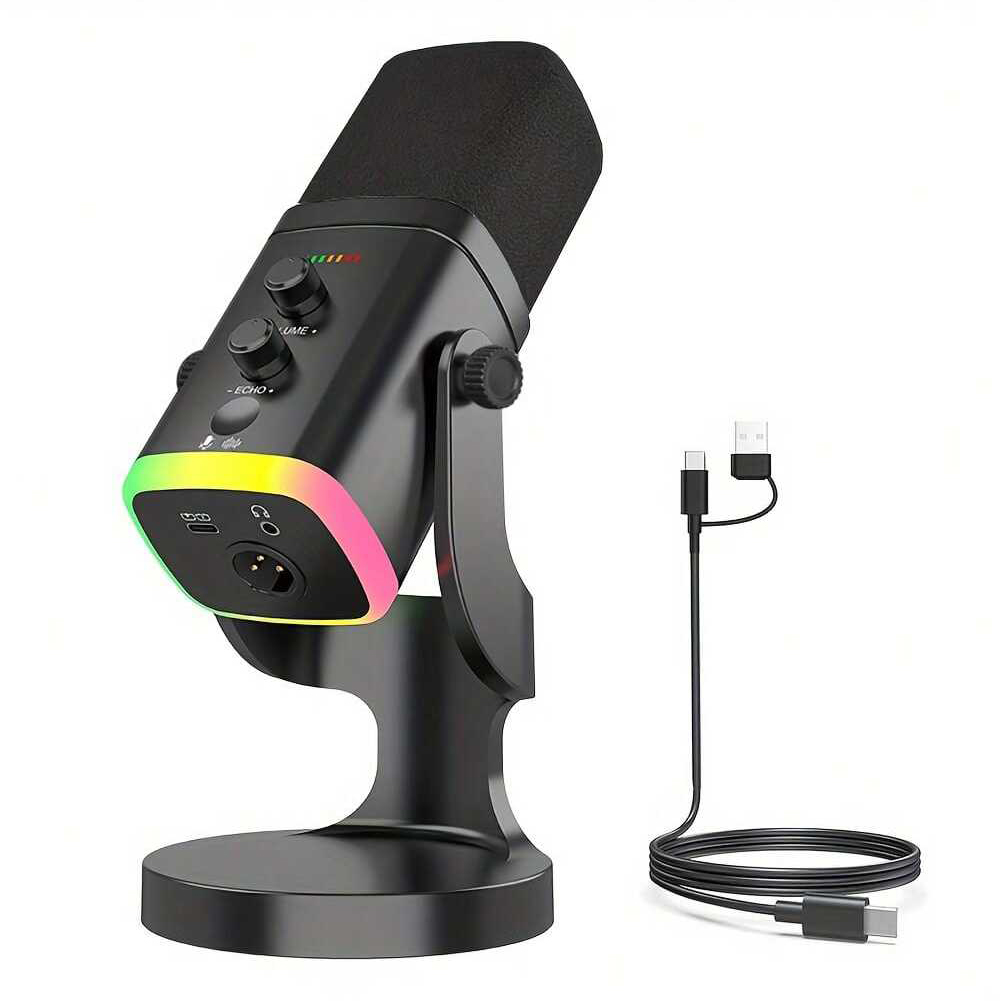 Microphone dynamique XLR/USB p - Pc Gaming Youtuber avis et prix