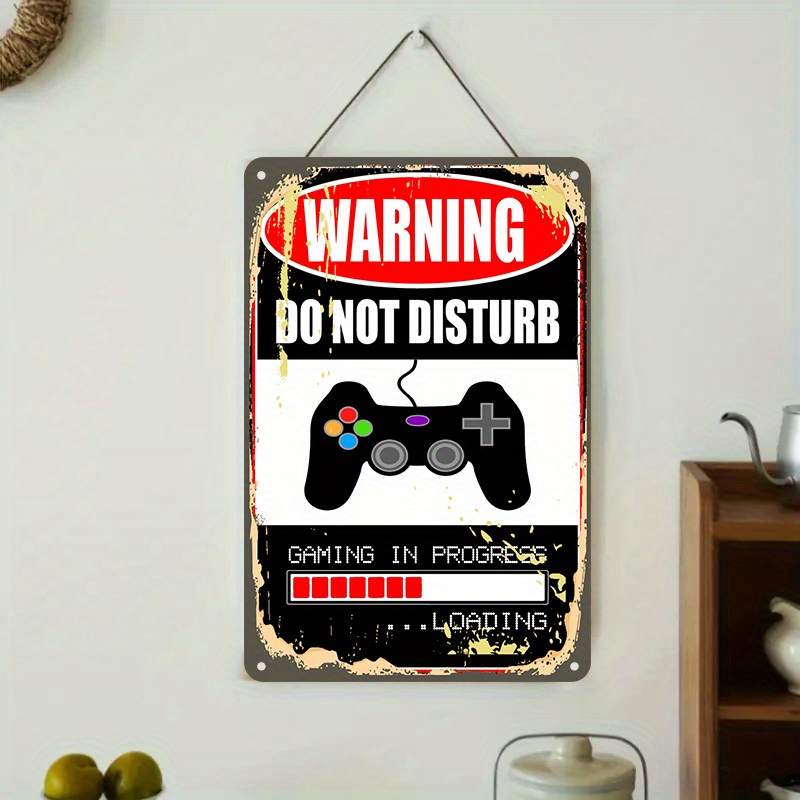 Panneau en métal « Ne pas déra - Gaming Controller avis et prix
