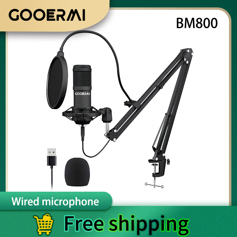 GOOERMI BM800 Microphone à con - Pc Gaming Youtuber avis et prix