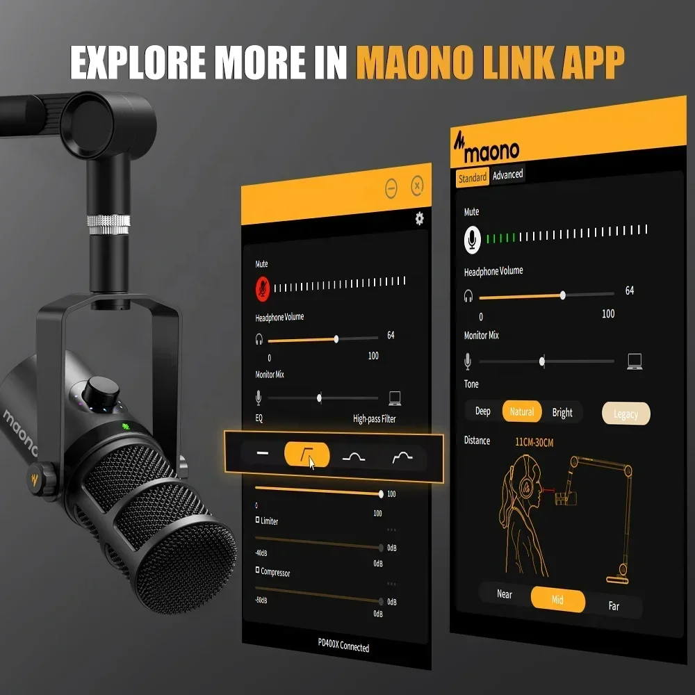 Microphone dynamique MAONO XLR - Gaming Controller avis et prix