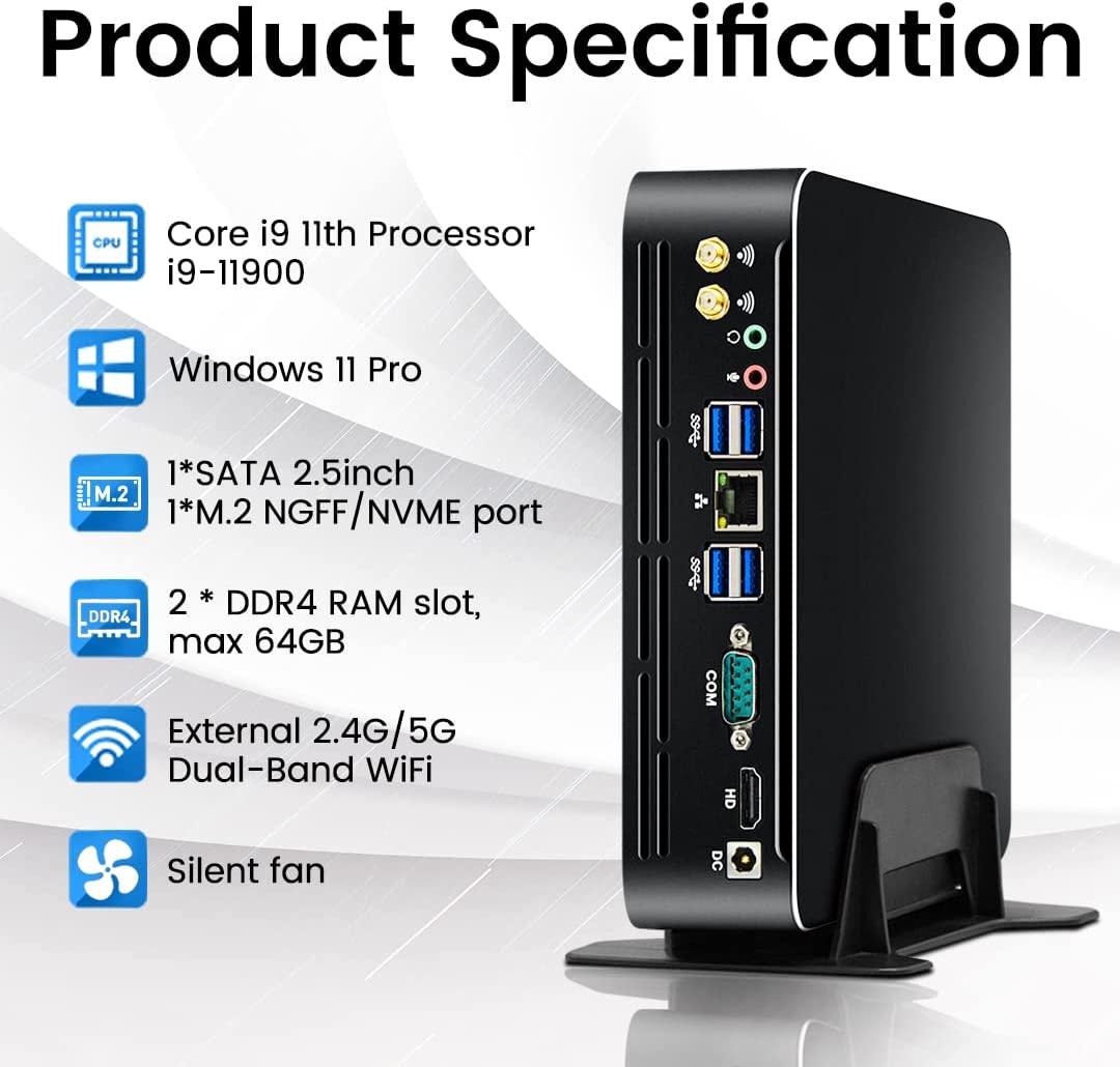 Mini PC Partaker 11e génératio - Pc Gaming I7 avis et prix
