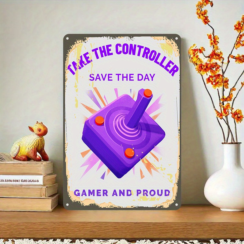 Pancarte en métal amusante pou - Gaming Controller avis et prix