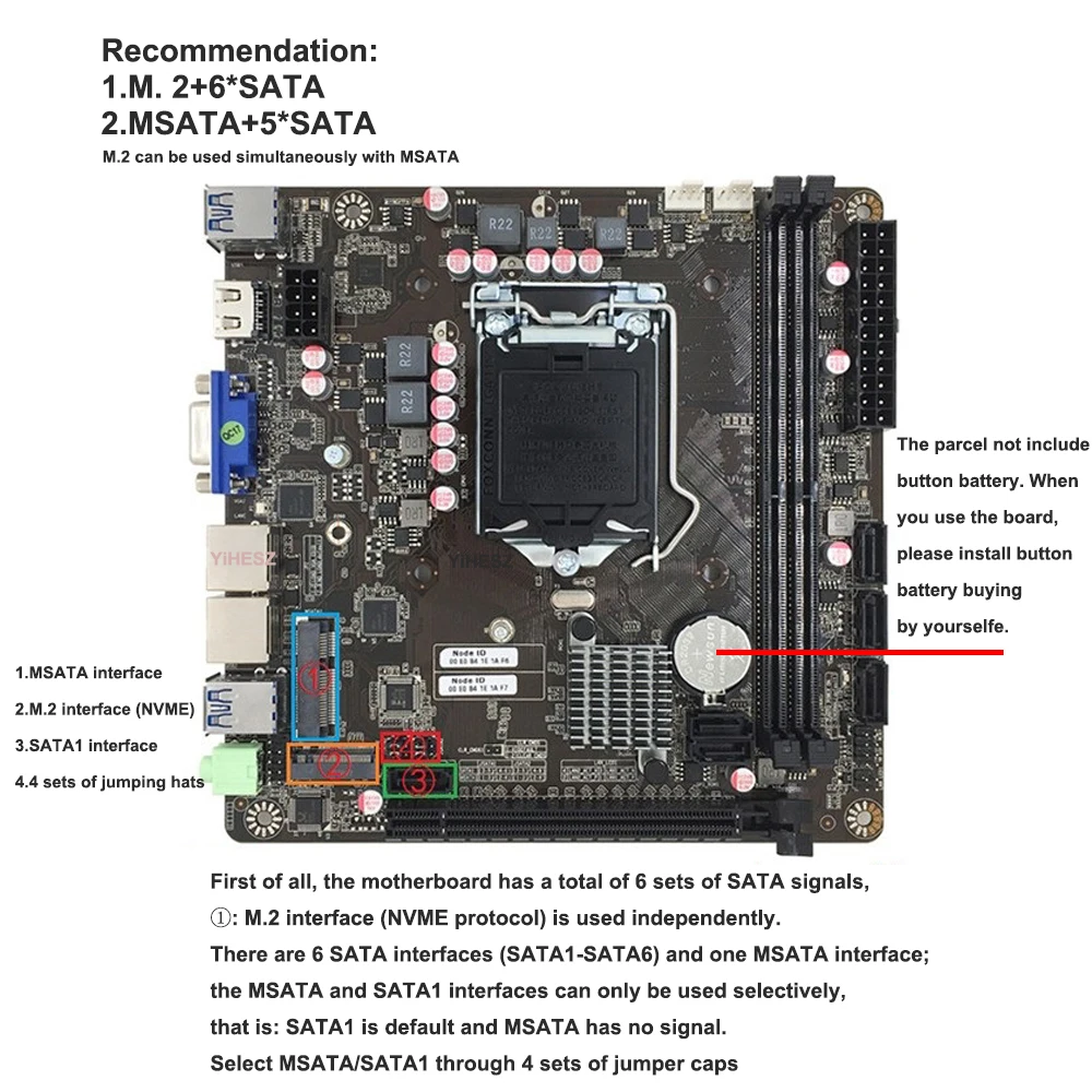 Carte mère B365 Mini-ITX LGA 1 - Pc Gaming I7 avis et prix