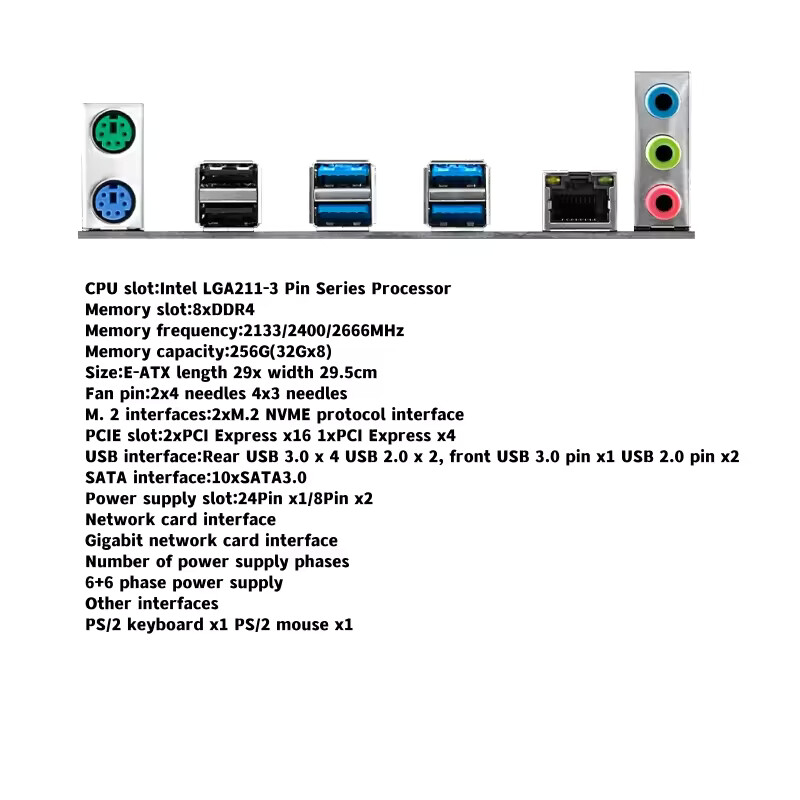 X99 double carte mère CPU LGA  - Pc Gaming Xeon avis et prix